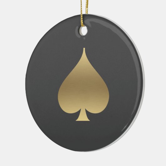 Gold Spade Ornament (Links)