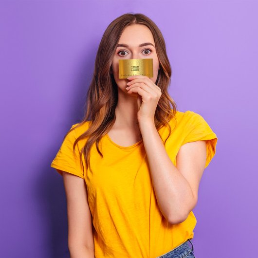 Gold Spark Makeup Artist Lash Elegantes Lux Logo Visitenkarte