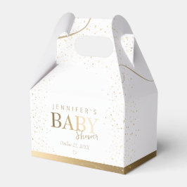 Gold Sparkle Baby Dusche Geschenkschachtel