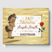 Gold Sparkle Baby Showbook Gästebuch (Vorderseite)