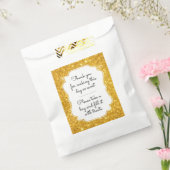 Gold Sparkle Candy Buffet Gefallen Tasche Geschenktütchen (Versiegelt)