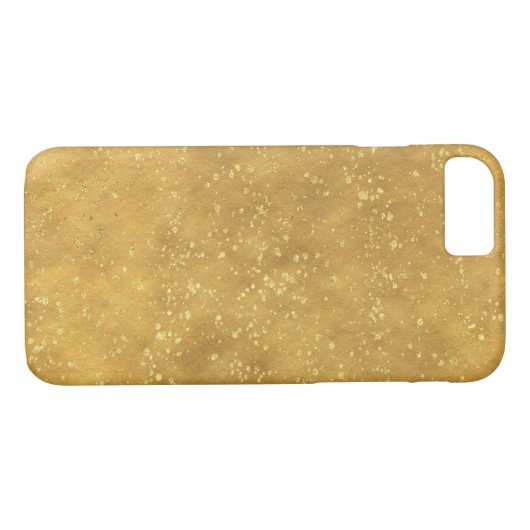 Gold Sparkle Confetti Case-Mate iPhone Hülle (Rückseite (Horizontal))