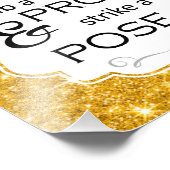 Gold Sparkle Foto Booth Brautparty Wedding (Ecke)