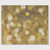 Gold Sparkle Glittery Geschenkpapier (Flach)