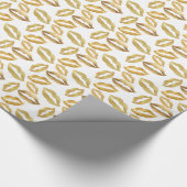 Gold Sparkle Glitz Geschenkpapier (Ecke)