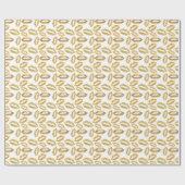 Gold Sparkle Glitz Geschenkpapier (Flach)