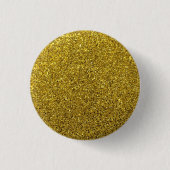 Gold Sparkle Glitzer Button (Vorderseite)