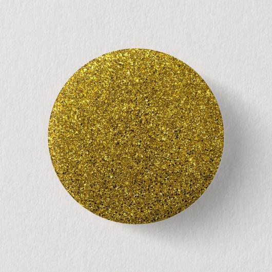Gold Sparkle Glitzer Button (Vorderseite)