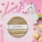 Gold Sparkle Glitzer & White Chic Party Teller (Party)