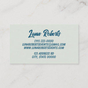 Gold Sparkle Green Alcohol Tinte Business Card Visitenkarte