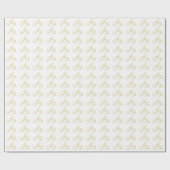 Gold Sparkle Joy Weihnachtsgeschenk Wrap Geschenkpapier (Flach)