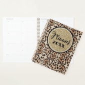 Gold Sparkle Leopard Print Planer (Anzeige)