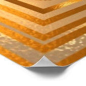 GOLD Sparkle Mandala Poster (Ecke)