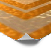 GOLD Sparkle Mandala Poster (Ecke)