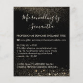Gold Sparkle Microneedle Nachsorgegeld Flyer (Vorne)