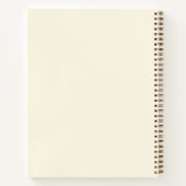 Gold Sparkle Spiral Notebook Notizblock (Rückseite)