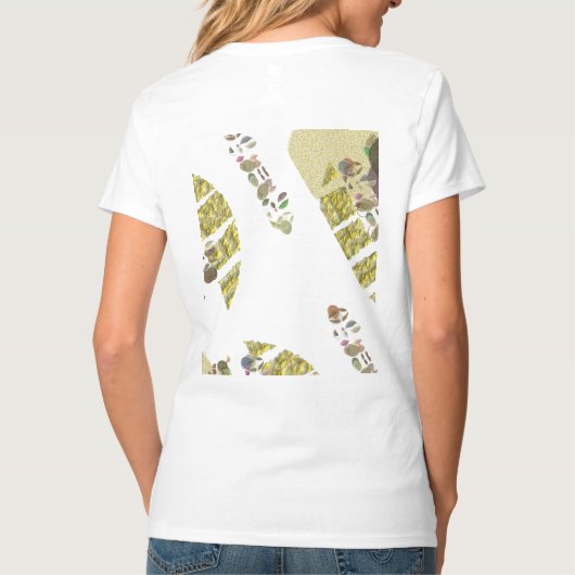 Gold Sparkle T-Shirt (Rückseite)