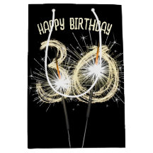 Gold Sparkler zum 30. Geburtstag