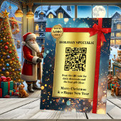 Gold Sparkling Feiertage Sockelschild