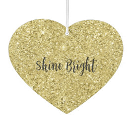 Gold Sparkling Glitzer Autolufterfrischer