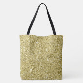 Gold Sparkling Glitzer Tasche (Rückseite)