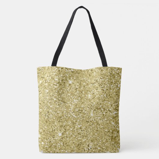 Gold Sparkling Glitzer Tasche (Rückseite)