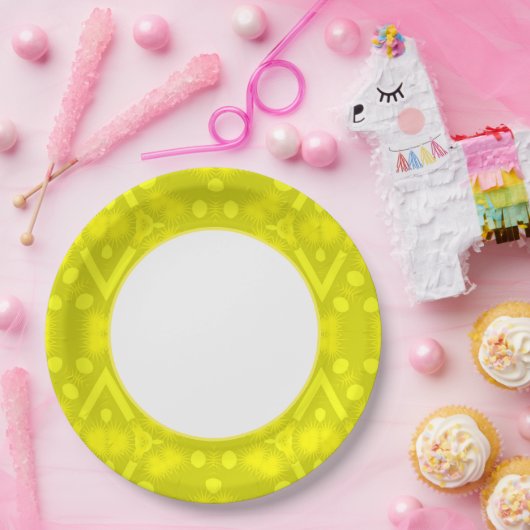 Gold Spaß Pappteller (Party)