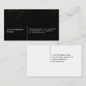 Gold-Speckles Visitenkarte (Vorne/Hinten)