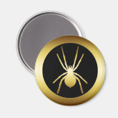 GOLD SPIDER MAGNET (Vorderseite/Rückseite)