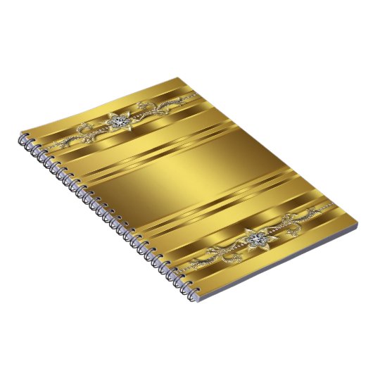 Gold Spiral Business Notebook Notizblock (Rechte Seite)