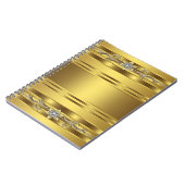 Gold Spiral Business Notebook Notizblock (Linke Seite)