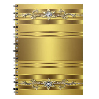 Gold Spiral Business Notebook Notizblock