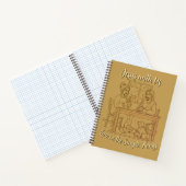 Gold Spiral Notebook, Jesus with Us Prayer Journal Notizblock (Innenseite)