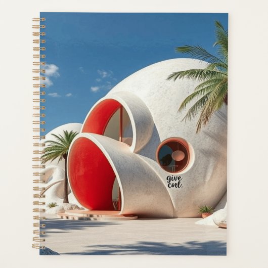 Gold Spiral Planner - Stilvoll & organisiert Planer (Vorderseite)