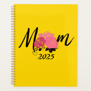 Gold-Spiralgelbes Notebook für Mama Planer