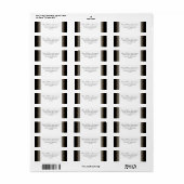 Gold & Spitzen Classic formale Elegante Hochzeitad (Vorne)