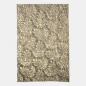 Gold-Spitzen sehen Vintag aus Geschirrtuch (Vertikal)