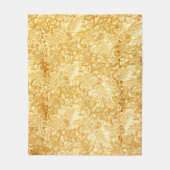 Gold Spitzen Stoff Detail, Stoff. Fleecedecke (Vorderseite)