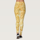 Gold Spitzen Stoff Detail, Stoff. Leggings (Rückseite)