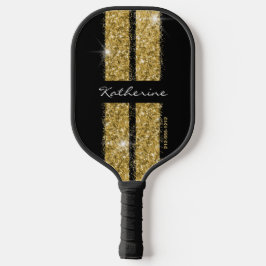 Gold Sport Racing Streifen Elegant Pickleball Schläger