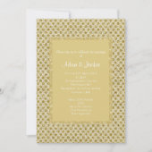 GOLD SPOT ELEGANT WEDING EINLADUNG (Vorderseite)