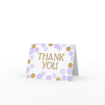 Gold Sprinkles Scatter Lavender Dots Vielen Dank