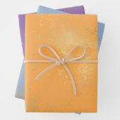 Gold Spritzer Fashion Color Trio Geschenkpapier Set (Beispiel)