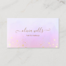 Gold Spritzer Script Rosa Abstrakter Farbbus