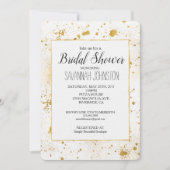 Gold Spritzers Brautparty Einladung (Vorderseite)