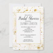 Gold Spritzers Brautparty Einladung (Vorderseite)