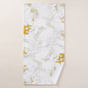 Gold spritzt Textur. Gestaltungselement Badehandtuch