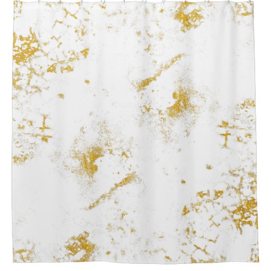 Gold spritzt Textur. Gestaltungselement Duschvorhang (Vorderseite)