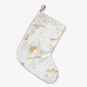 Gold spritzt Textur. Gestaltungselement Kleiner Weihnachtsstrumpf (Vorderansicht (hängend))