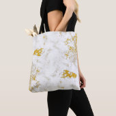 Gold spritzt Textur. Gestaltungselement Tasche (Von Nahem)